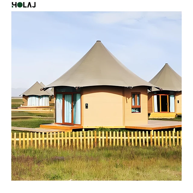 Professional Grade Glamping Tents Modern Design All Season Large Outdoor Tents for Scenic Area Hotel Projects Durable Material