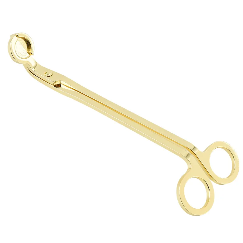 Инструмент для изготовления свечей с гравировкой логотипа на заказ, серебристые, золотистые свечи из нержавеющей стали, ножницы, фитиль, триммер, резак