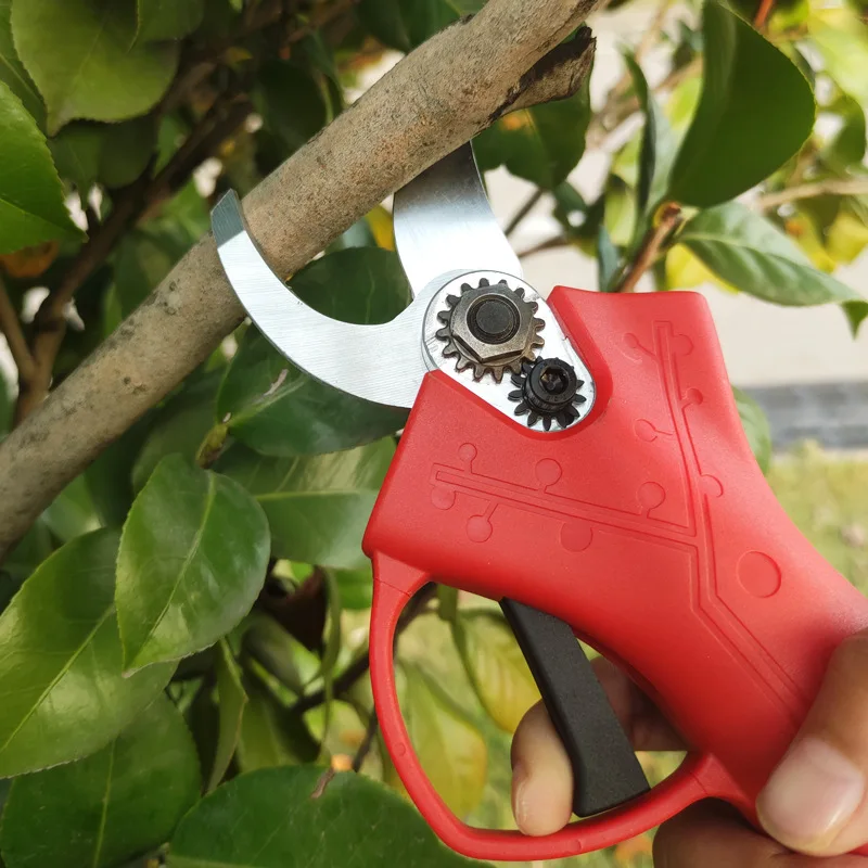 Rechargeable Cordless Electric Tree Pruning Scissor 30mm SK5 Garden Shear Thick Branch Shear Portable Fruit Tree Pruning Shears