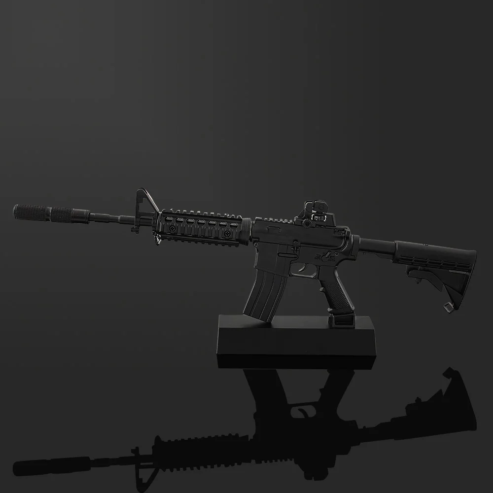 Factory Outlet 1:3 AR15 26cm Model Guns Mini Metal Sniper Rifle Mini Weapons