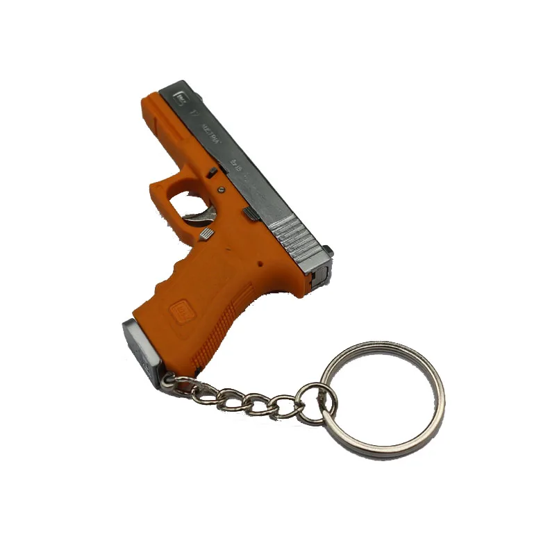 Mini 3d Toy Glock Key Chains Model Metal Key Chain Pistolas Keychain