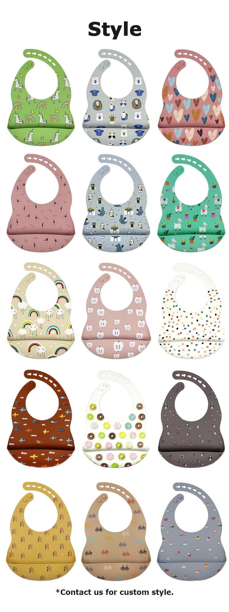 Wholesale Customized Printed Pattern Comfortable Soft Bpa Free Baby
