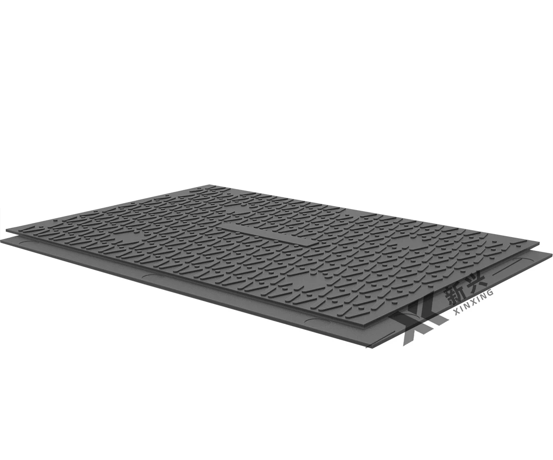 Interlocking Ground Protection Matting Overlapping Design Composite Temporary Road Mats