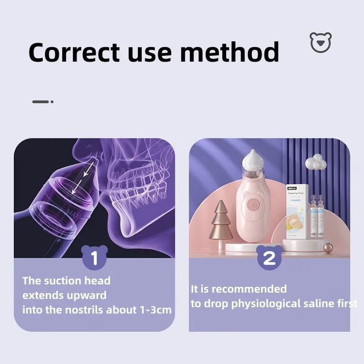2026 Factory OEM/ODM Electric Baby Nasal Aspirator - Image 7