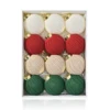 White, Red, Beige, Green