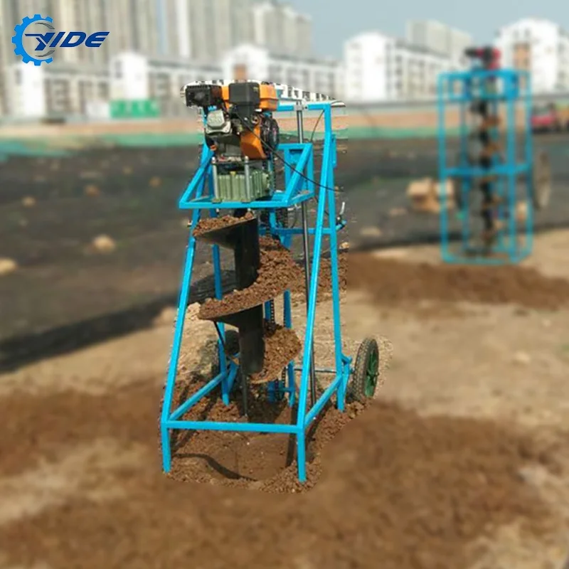 China Mini Handheld Portable Screw Earth Boring Machine on Sale
