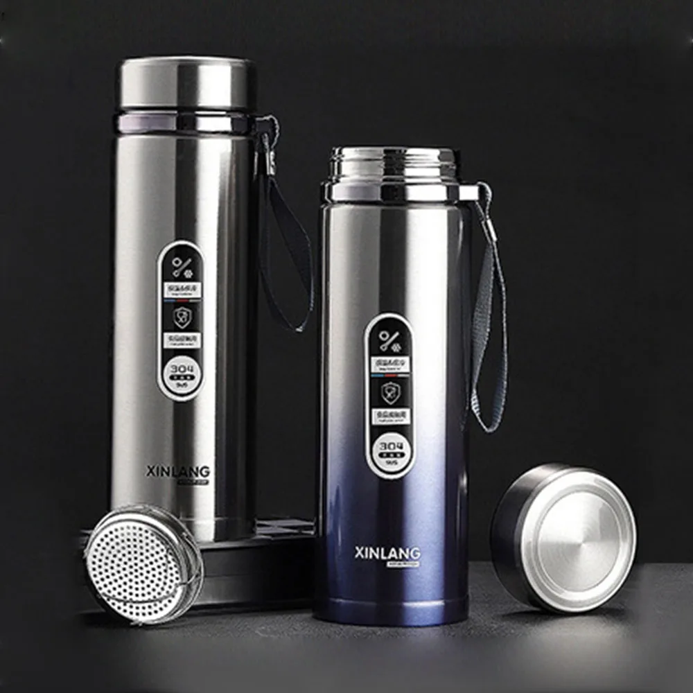 Custom Logo Simple Life 500ml Thermos Bottle 304 Stainless Steel Vacuum  Flask with Tea Infuser - China Water Bottle and Stainless Steel Water  Bottle price