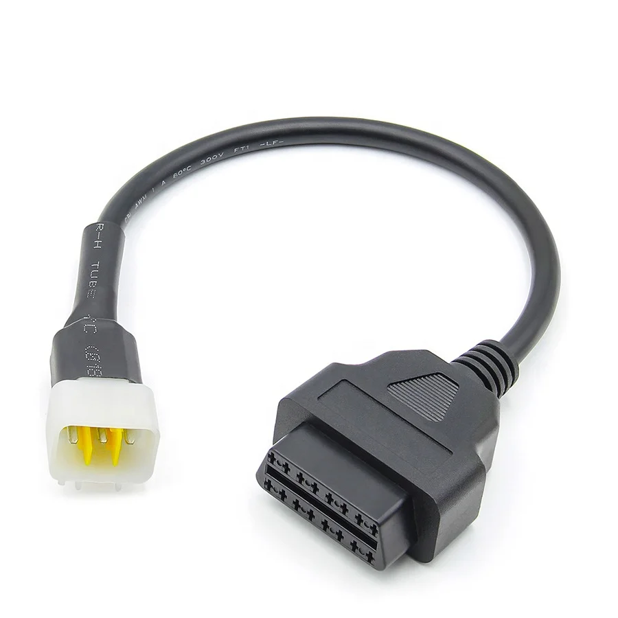 Adattatore Connettore da OBD2 a 6 Pin per Moto, Cavo Diagnostico da OBD a 6 Pin per ECU Delphi/BOSCH BENELLI TNT 25