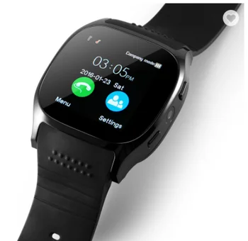1.54" full touch sim 2G calling TF Card pedometer sleep monitor T8 sport smart watch