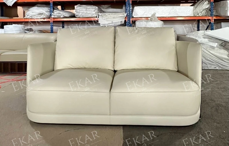 Italian Design High-End Villa Leather Royal Sofa Set - Luxury Modern Living Room Elegance factory