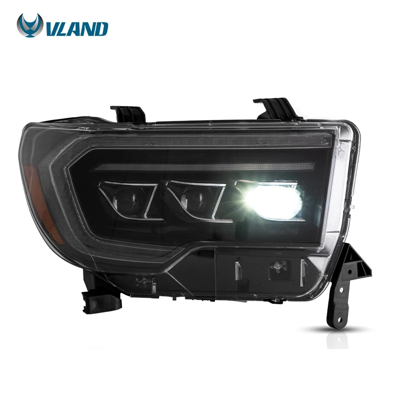 トトノエライト VLAND LED Headlights For Toyota 07-13 Tundra & 08-21 Sequoia