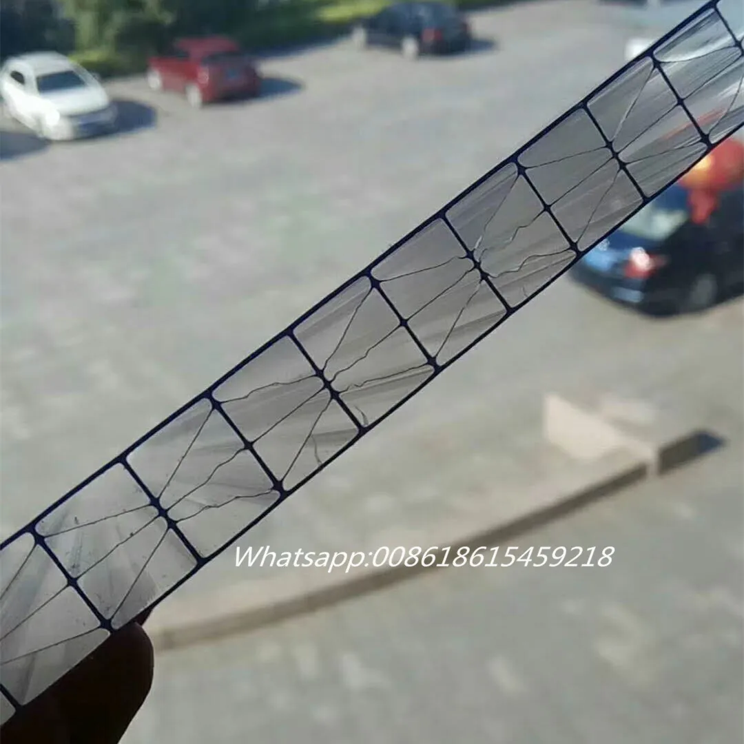 Тонированные толщина 20 мм переработанные соты PC две стены полые цена поликарбонатный лист Лексана