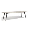 B-type 2400mm rock slab long table (aluminum legs)