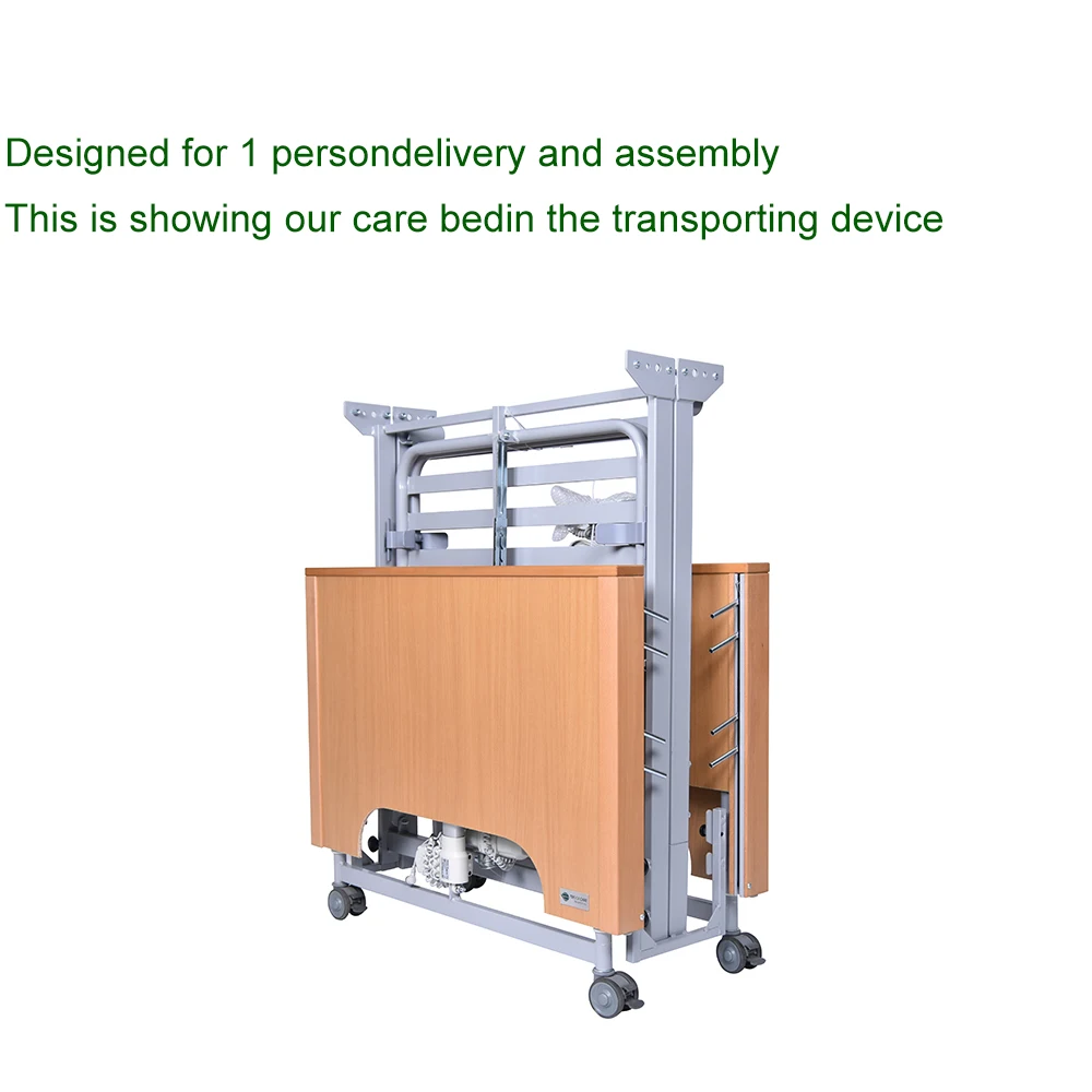 Wood Nursing Bed Electric Hospital Bed for Home Care Bed for the Elderly