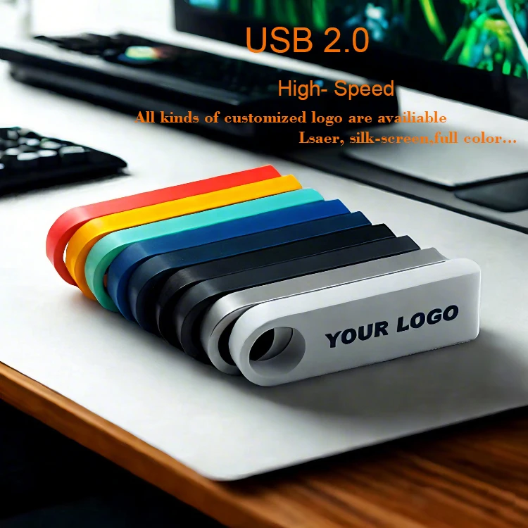 Mini OEM Custom Logo Memory Usb2.0 1GB 2GB 4GB 8GB 16GB 32GB 64GB 128GB Usb Key Cle Memorias Usb Pendrive Sticks Usb Flash Drive