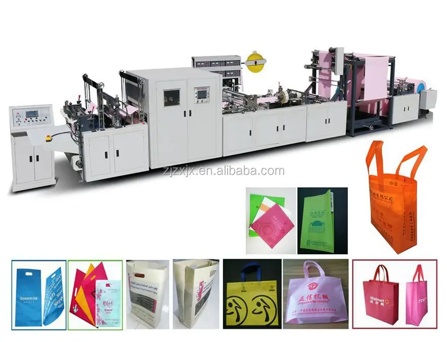 ZXL-E700 Fully Automatic Programmable Five-in-One Non-Woven Fabric Bag-Making Machine New Condition with Core Motor Component