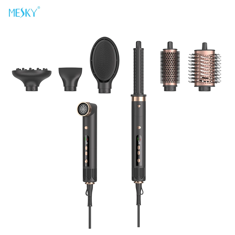 MESKY Ionic Technology 1200w Fast Drying and Lightweight Design Foldable Hot Air Styling Brush