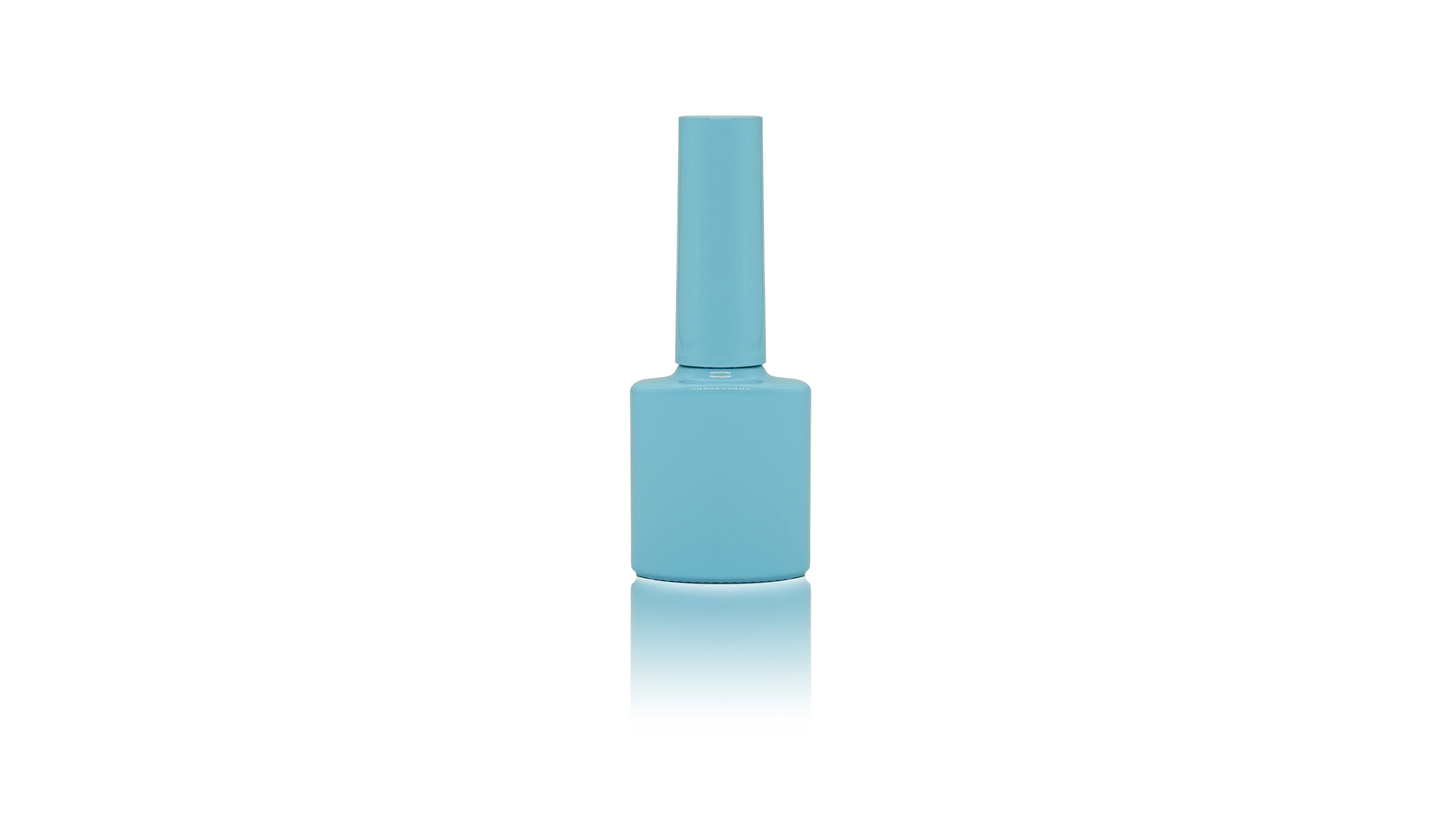 5ml 10ml 12ml 15ml Glossy Empty Glass Square uv Gel Nail Polish Bottle With Brush