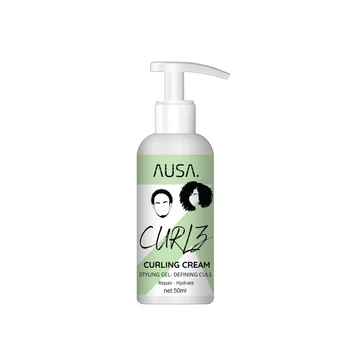 Popular Curly Hair Moisturizing Styling Repair Hair Curling Defining Cream Elastin