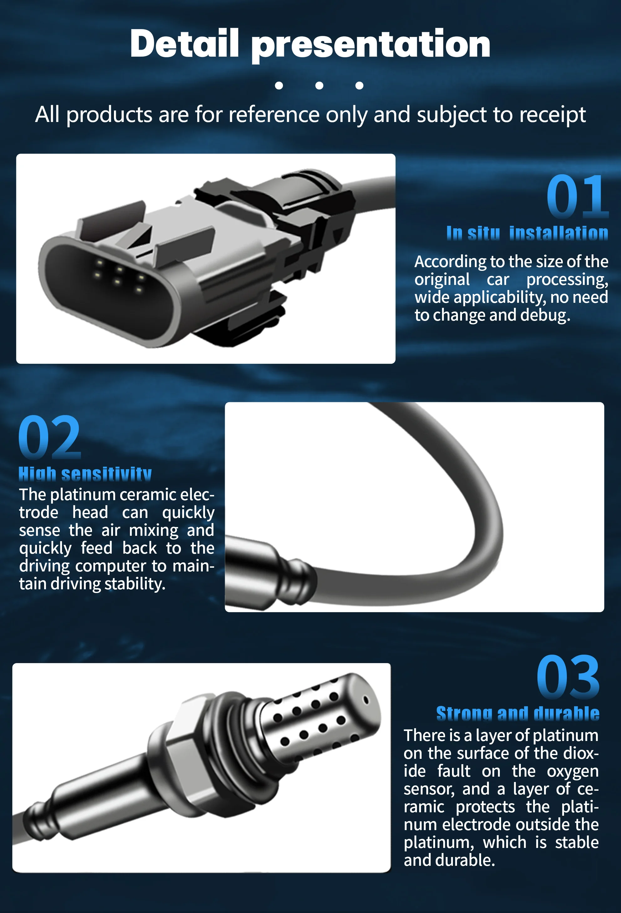 Auto Parts Car Oxygen Sensor For Eight Generations Accord 3.ol 36532