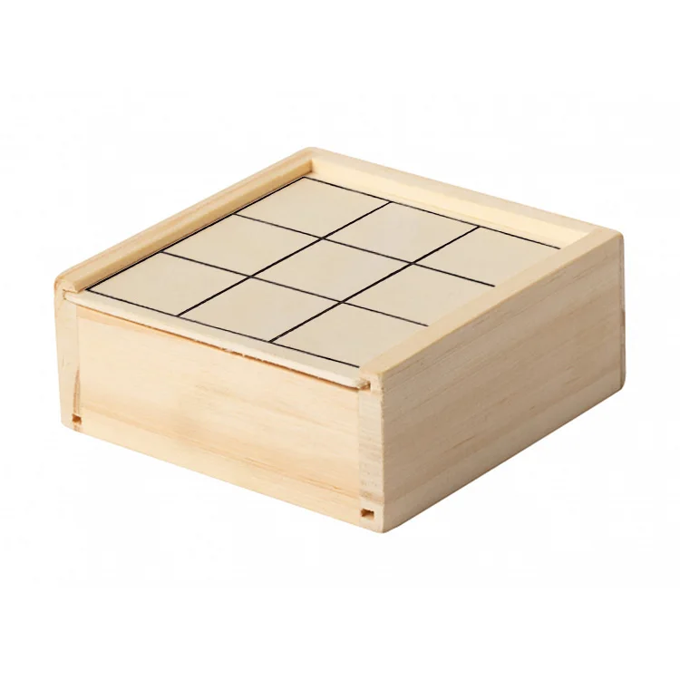 Premium Acacia Wood Tic Tac Toe Game Set - Image 5