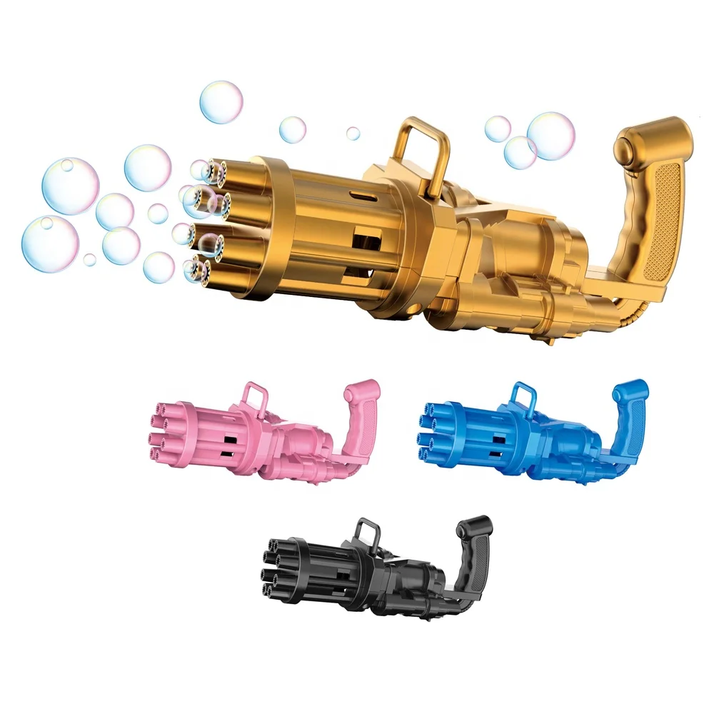 Лидер продаж электрический пистолет для мыльных пузырей игрушка мыльной воды воздуходувка с подсветкой и музыкой детей игр на открытом