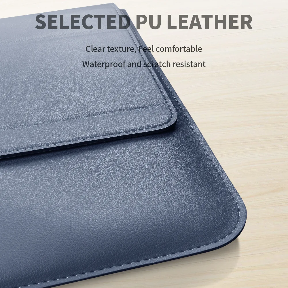 product sleeve leather bag with holder laptop mouse pad hand held computer storage bag computer simple business bags covers for 13 14 15-11