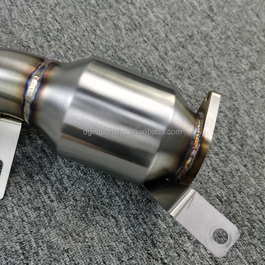 フィアット Abarth 500C/595C用 200セルキャット搭載ダウンパイプ