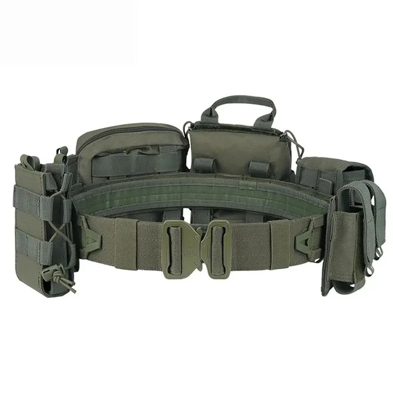 Premium Adjustable Multifunctional Tactical Girdle Outdoor Duty Hunting Waist Pack Tactical Belt Outdoor Tactic Waist Belt