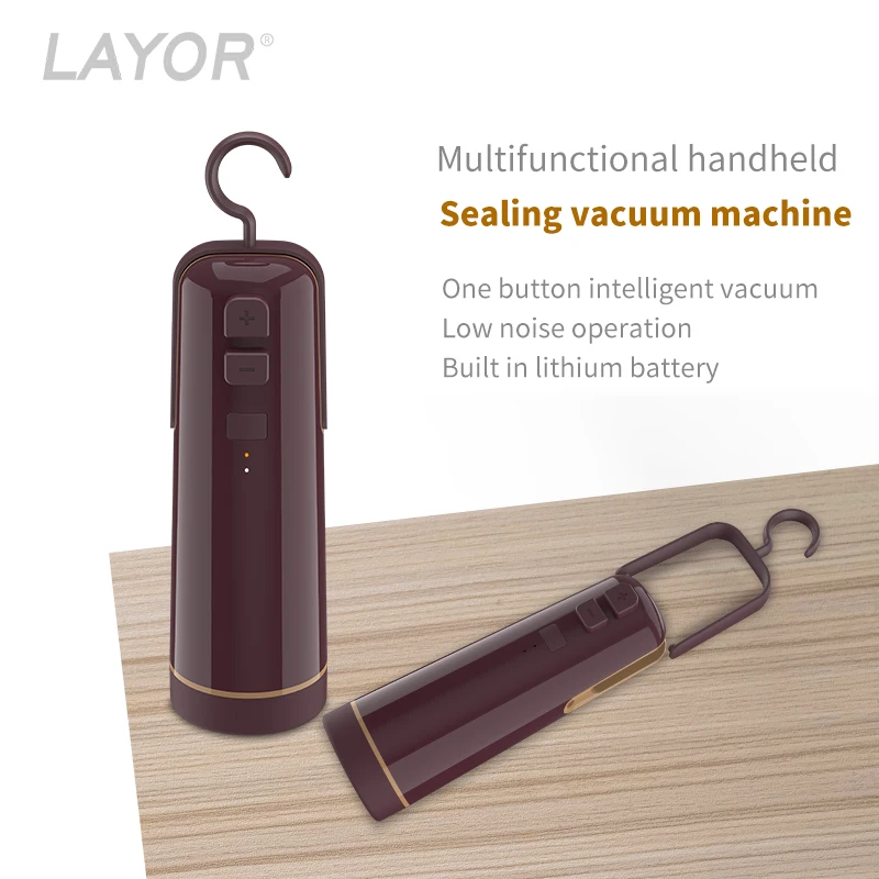 Multifunctional 3 in 1 Household Portable Heat Snacks Sealing Machine Vacuum Food Bag Compressor Inflatable Pump