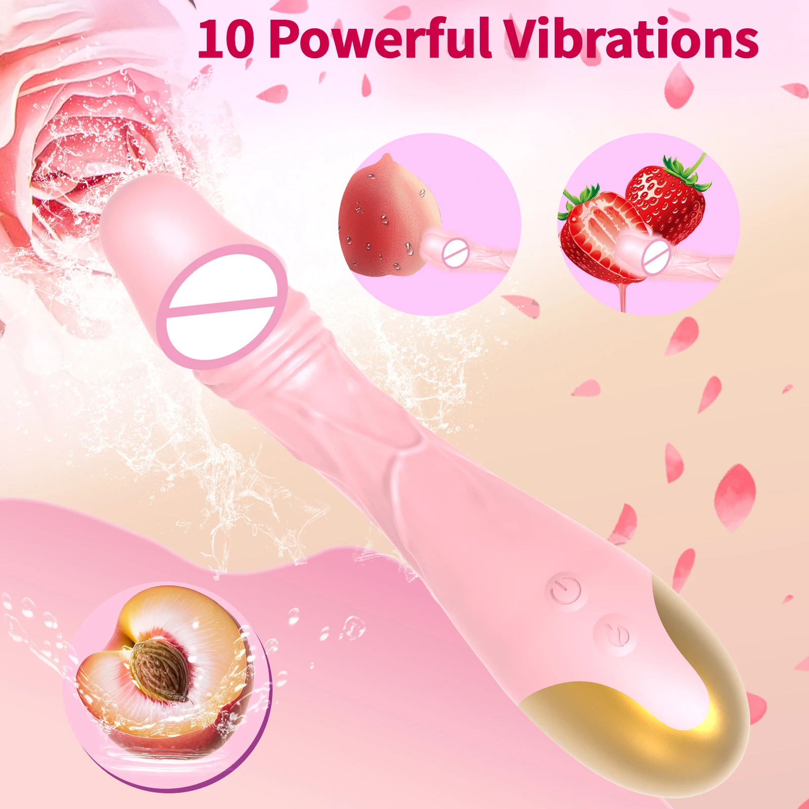 G Spot Vibrator Dildo Womens Sex Toys -10 Vibrations Modes Nipple Anal  Vibrators, Female Sex Games Toy for Sexual Pleasure