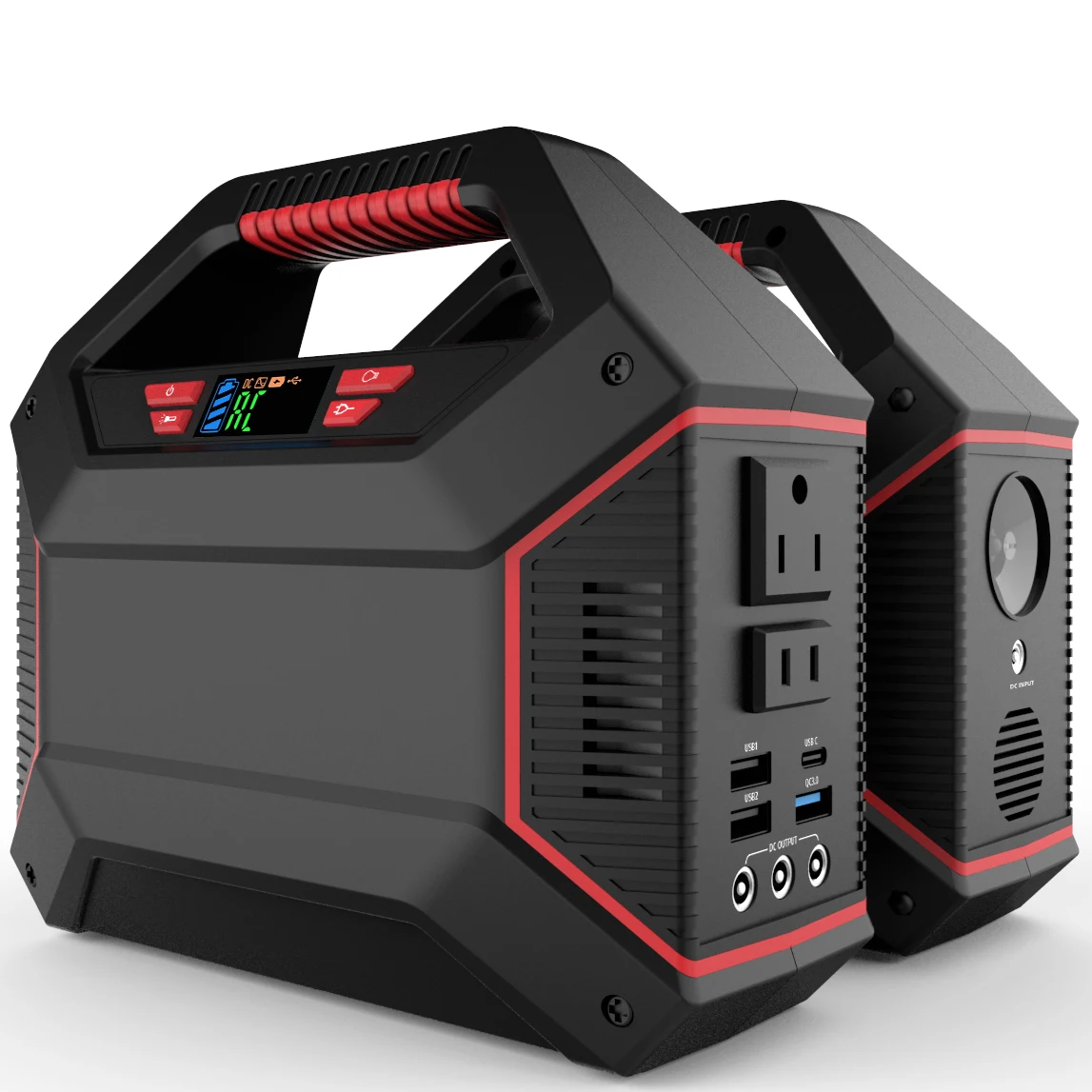 
 155Wh 42000 мА/ч, 150 Вт трендовые 2021 Solar Power Bank аварийный источник питания Power Bank с розетки  