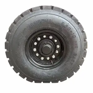 Forklift Spare Parts High Quality Hollow Rubber Tyre 600-9-6a67 Hollow Inflatable Tire for Forklift