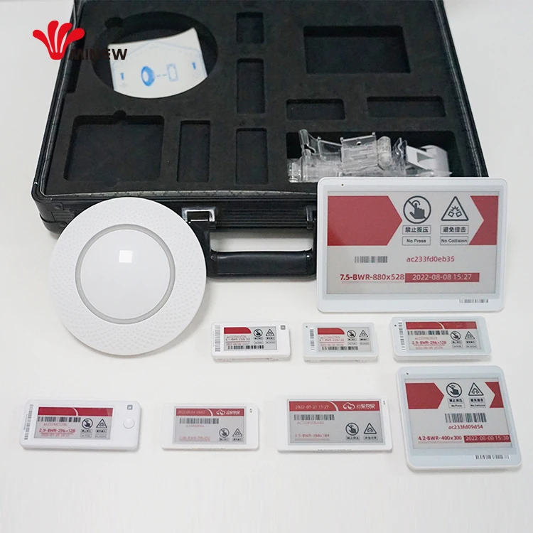 Minew BLE ESL Demo Kit Digital Price Tag Wireless Digital Electronic Shelf Esl Label Electron Label Esl Electronic Shelf Labels