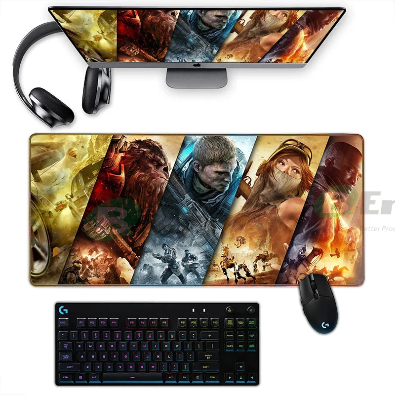 Xxl Mauspad Mousepad Office Desk Keyboard Mat Extended Blank Rubber Gamer Large Custom Gaming