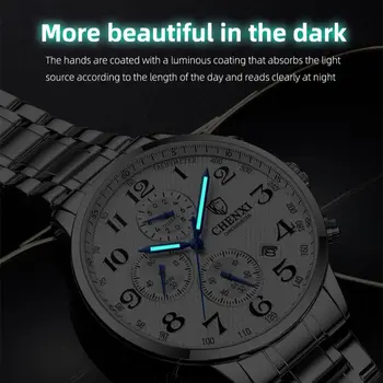 CHENXI 947 Men's Watch - Fashion Stainless Steel Sport Chronograph