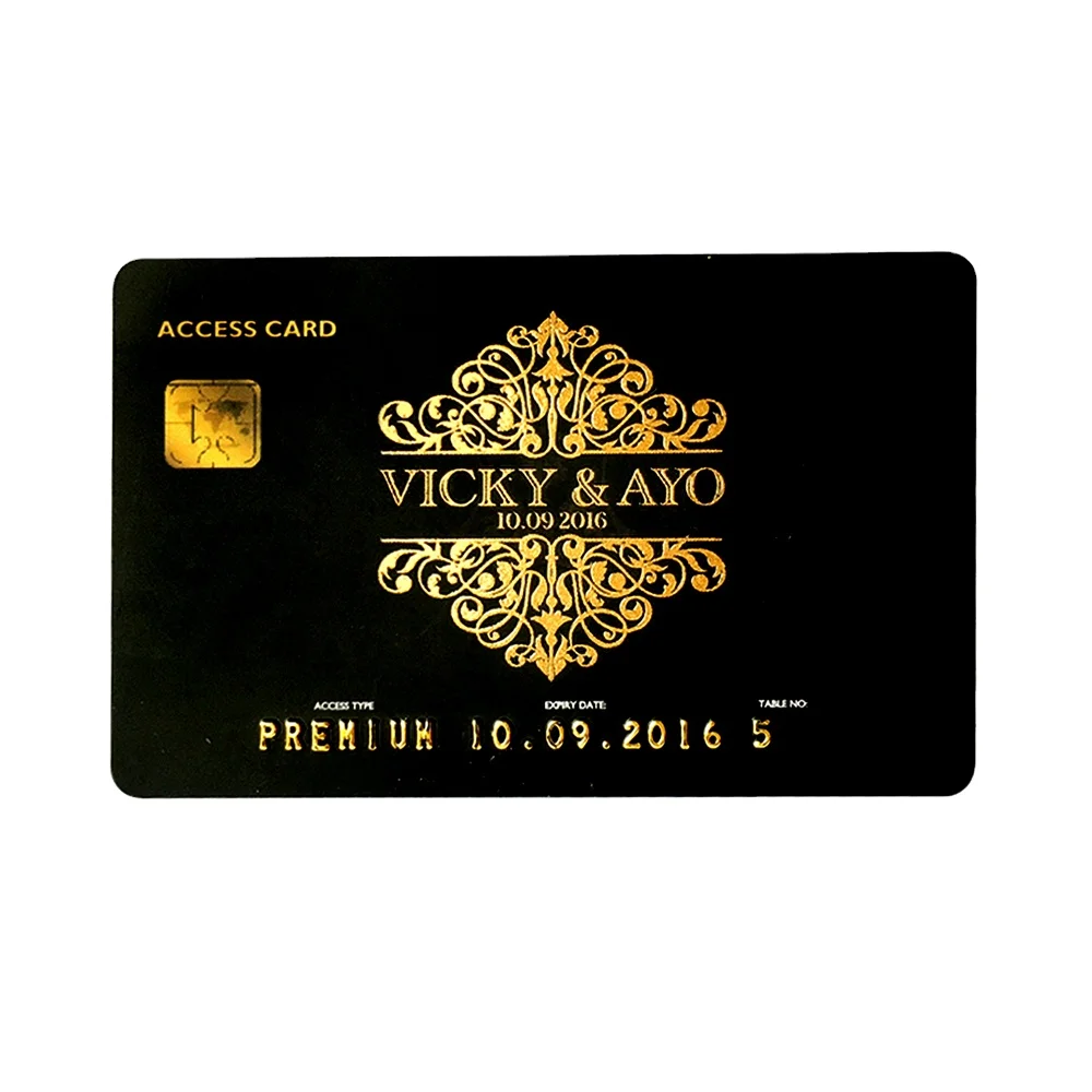 Factory Embossed Numbers Blank  Credit Card Printing Plastic Magnetic Card Health Medical Membership Pvc Business Card with Chip