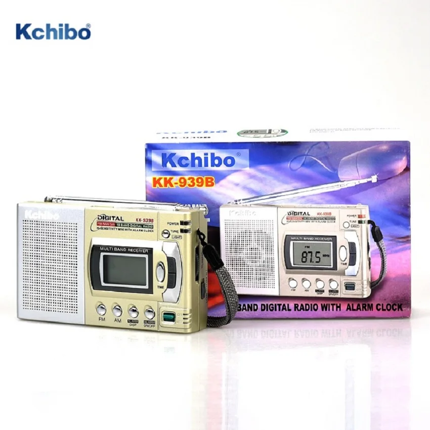 Digital FM MW SW 10 Band Portable Radio with Clock