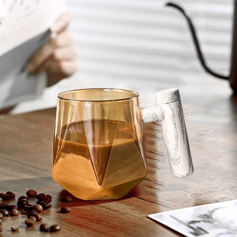 Multi Color Custom Logo 400ML Smart Self Stirring Mug Auto Self Mixing Glass Cup for Coffee