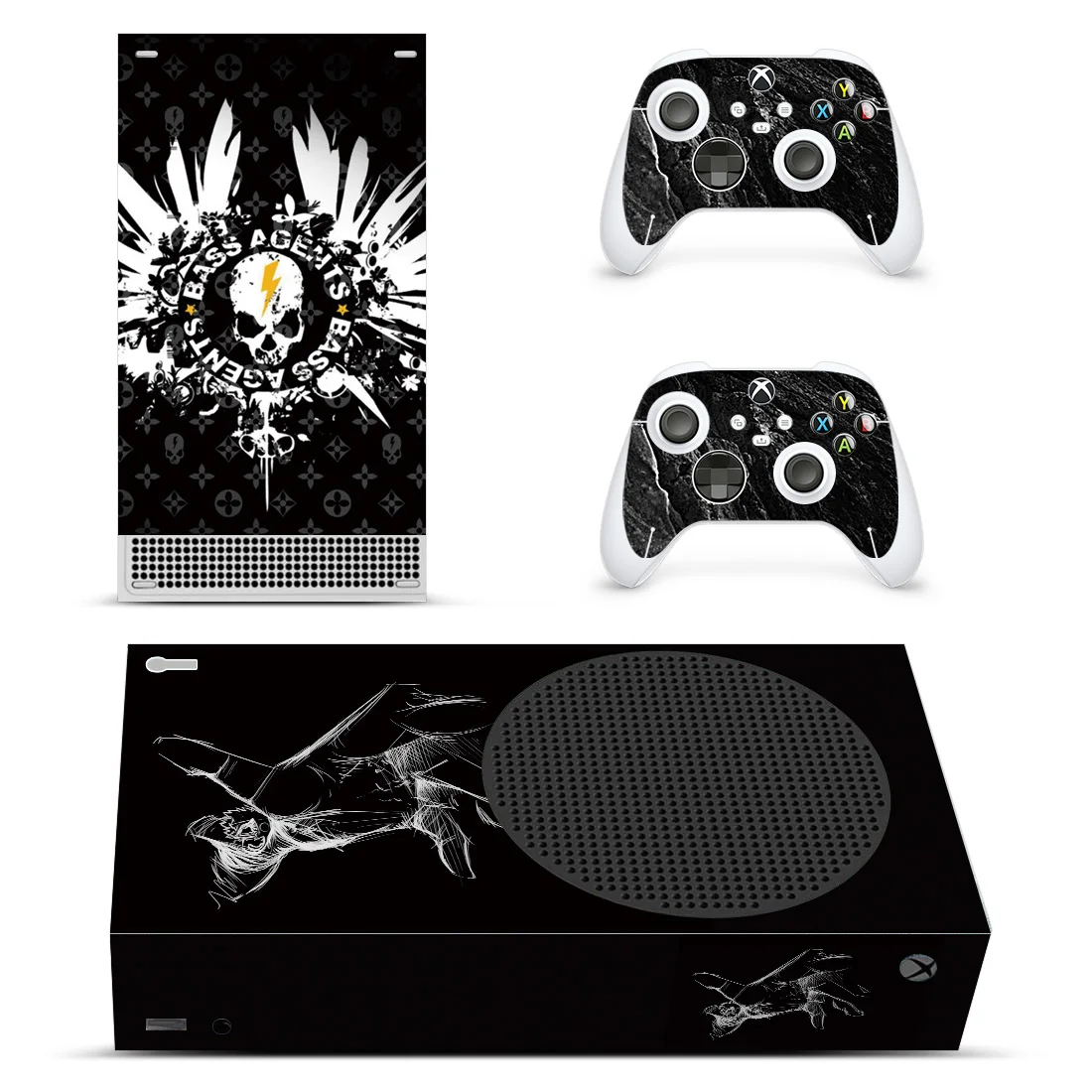 thumbnail image 2 of Hero 252 Vinyl Decal Skin Sticker For Xbox 360 Slim Console & 2 Controllers 2 of 5