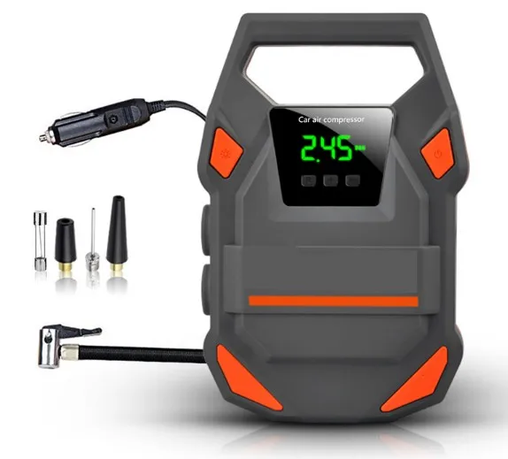 2V Digital Tire Inflator Car Portable Air Compressor Pump 150 PSI Car Air Compressor for Car