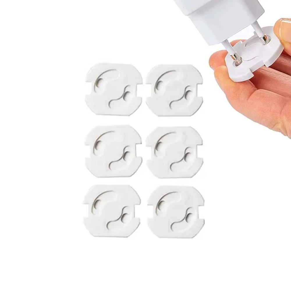 SUNNUO Baby Safety Guard Power Socket EU Plug Wall Electrical Outlet Cover Made of Durable Plastic