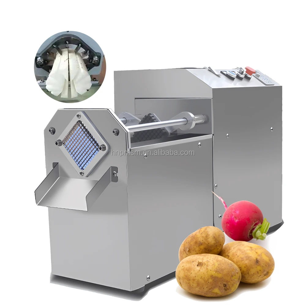 Tomato Strip Cutter Automatic Food Processing Vegetable Slice Dicer Shredder Sweet Potato Noodle Industrial Vegetable Beet Dicer
