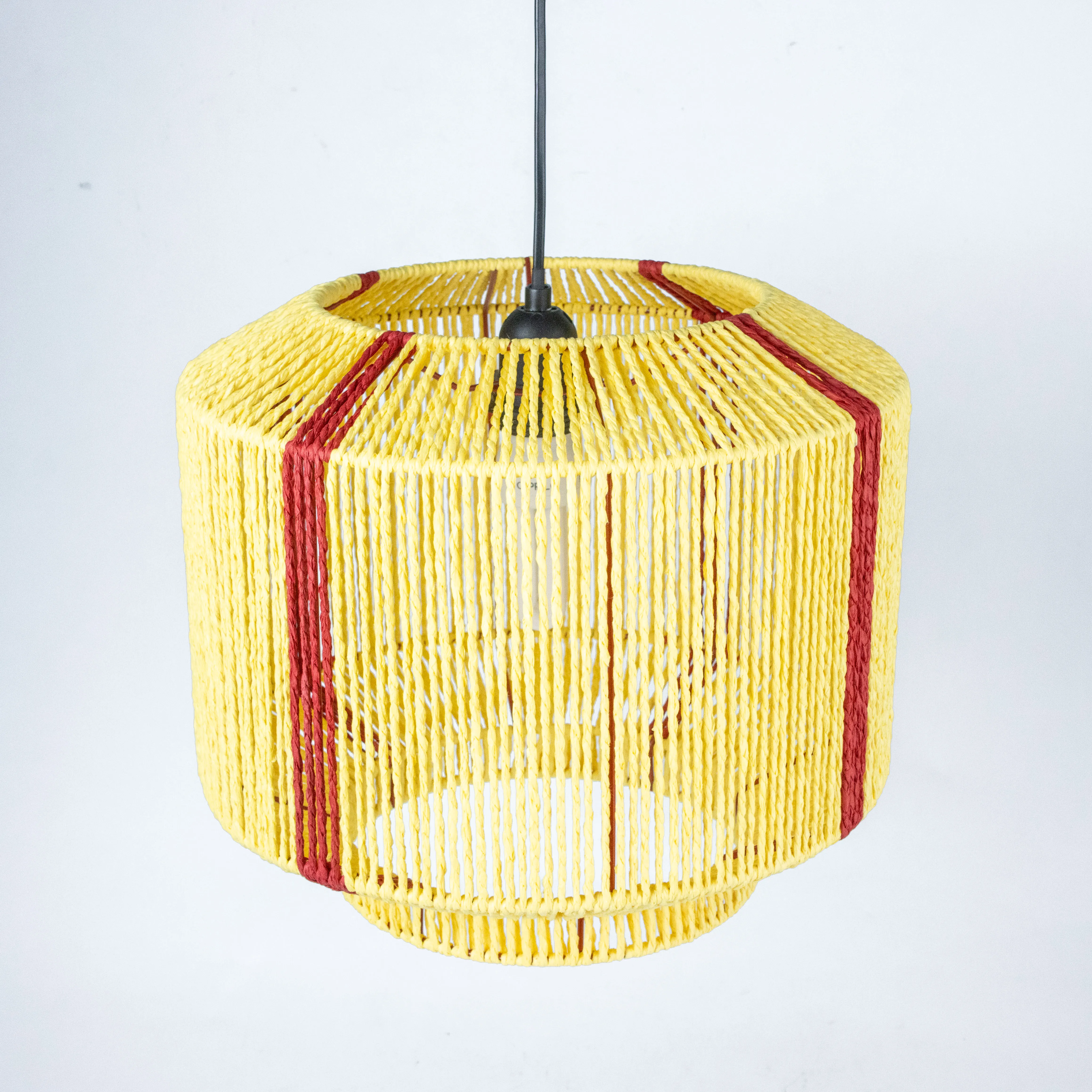 Xh Factory Handwoven Paper Rope Lampshade Lighting For Home And ...