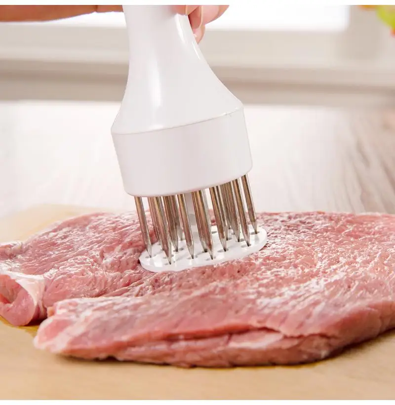 Kitchen gadgets steak pork chops quick pine needle practical stainless steel 