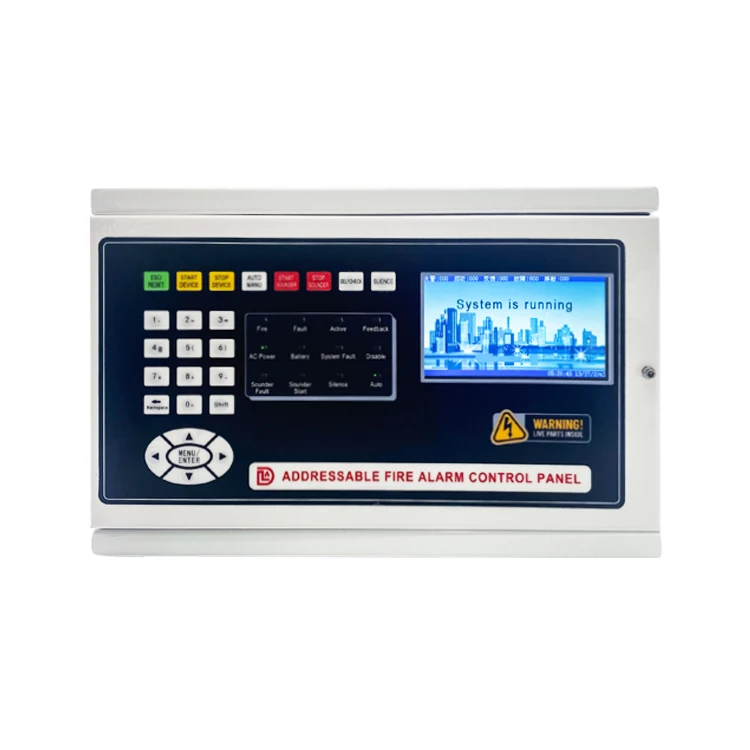 1 Zone/loop Addressable Fire Alarm Control Panel 220 Address Pointsr ...