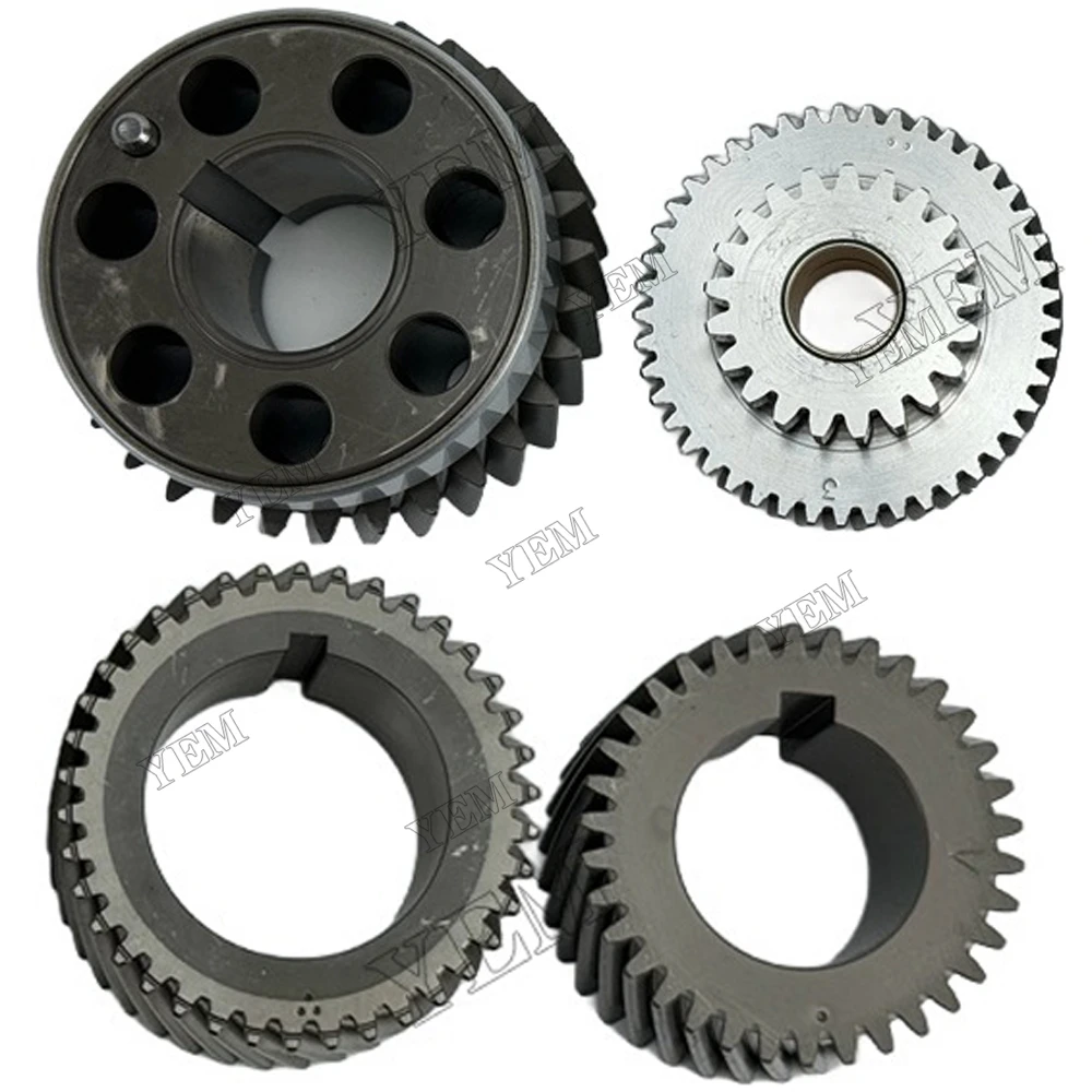 4TNE84 Crankshaft Gear 129150-21200 Fit for Yanmar Excavator Forklift Diesel Engine Repair Parts.