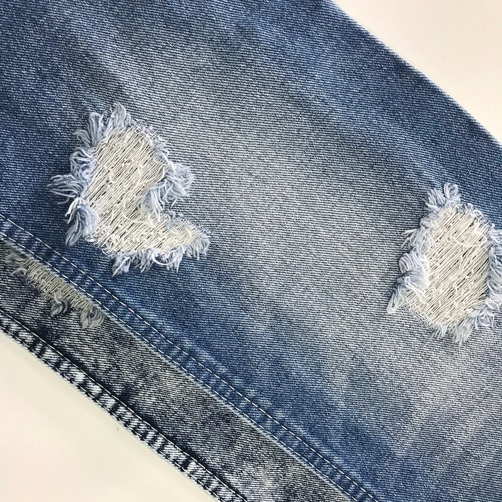 Buy Slub Stretch Denim Jeans Fabric 