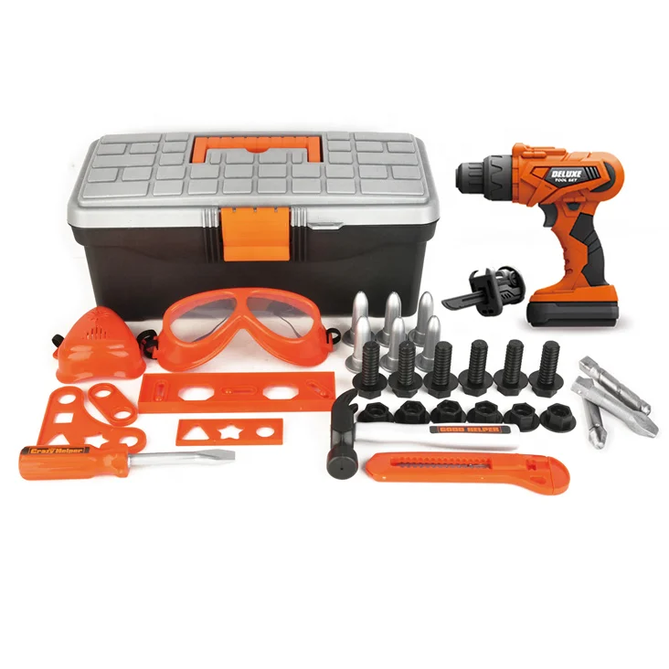 Хит продаж пластиковый детский инструмент для игры забавная игрушка набор ручных инструментов мальчиков