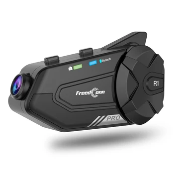 Freedconn R3 DVR Motorcycle Helmet Camera Intercom Bluetooth